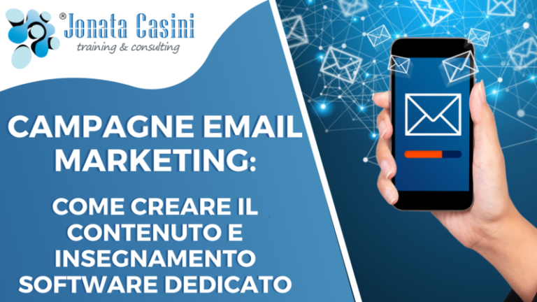 Corso Jonata Casini: Email marketing: come farle e insegnamento software